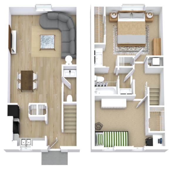 Floor Plans of The Oasis in Bossier City, LA